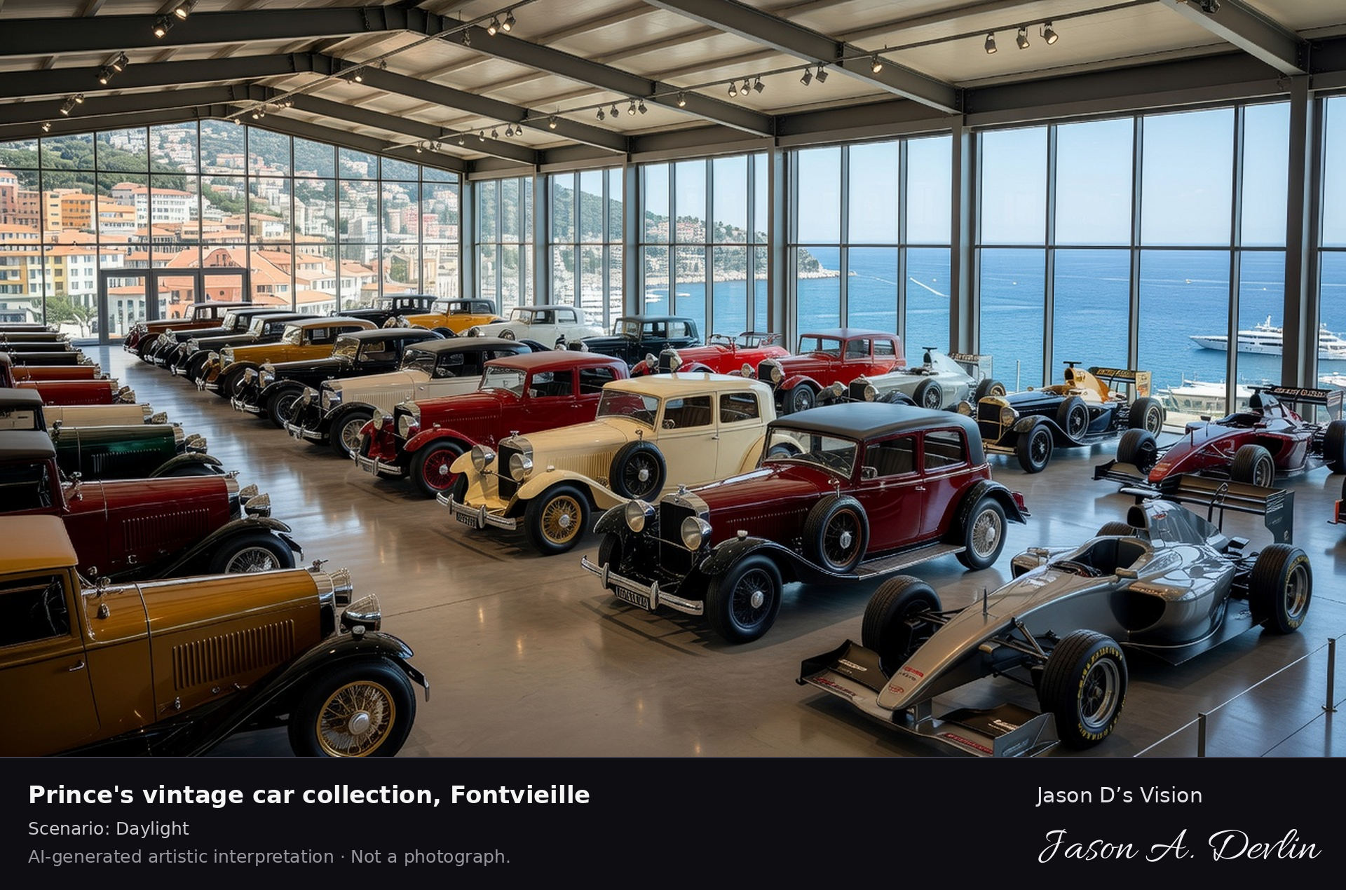Prince's vintage car collection, Fontvieille